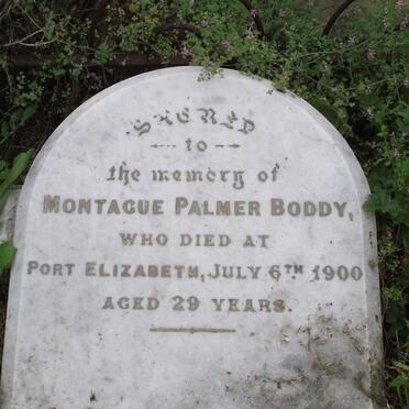 BODDY Montague Palmer -1900