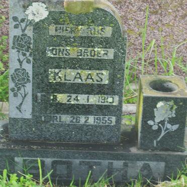 BOTHA Klaas 1913-1955