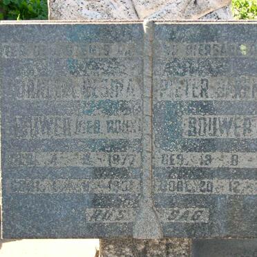 BOUWER Pieter Barendse 1869-1934 &amp; Cornelia Gesina ROUX 1877-1931