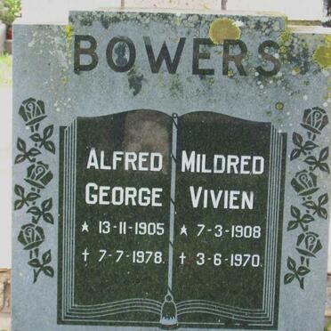 BOWERS Alfred George 1905-1978 &amp; Mildred Vivien 1908-1970