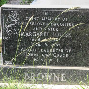 BROWN Margaret Louise 1947-1985