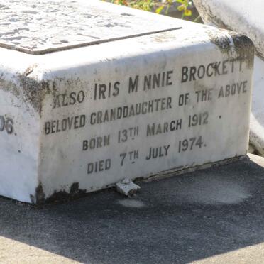 BROCKETT Iris Minnie 1912-1974