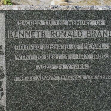 BRAND Kenneth Ronald -1950