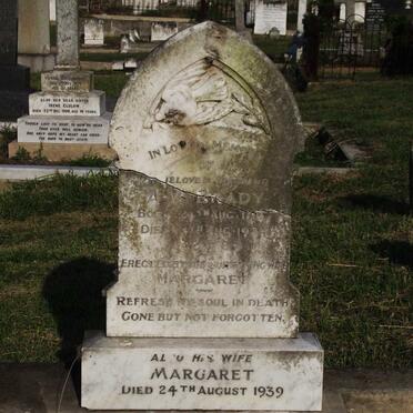 BRADY A.W. 1867-1934 &amp; Margaret -1939