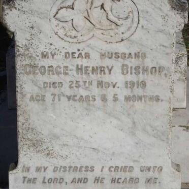 BISHOP George Henry -1918