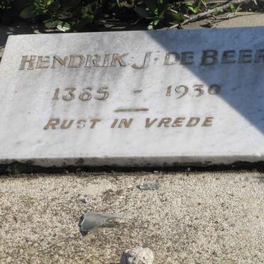 BEER Hendrik J., de 1885-1930