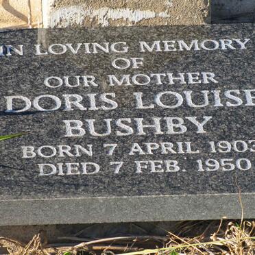 BUSHBY Doris Louise 1903-1950