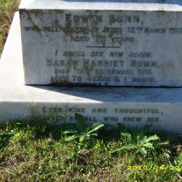 BUNN Edwin -1911 &amp; Sarah Harriet -1915