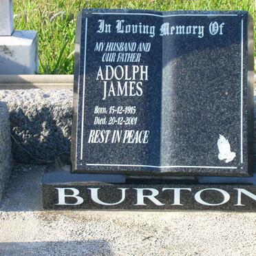 BURTON Adolph James 1915-2001