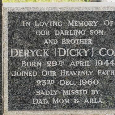 COLE Deryck 1944-1960