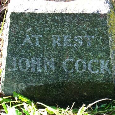 COCK John 1878-1951