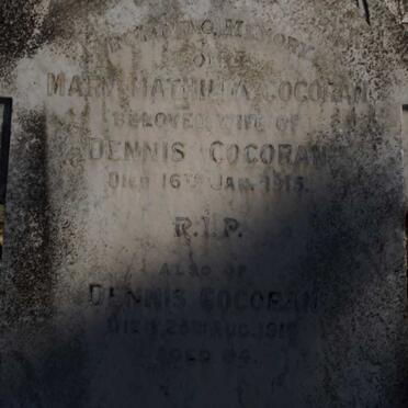 COCORAN Dennis -1916 &amp; Mary Mathilda -1915