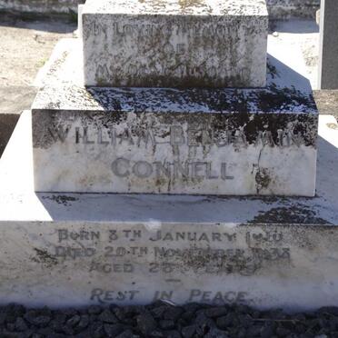 CONNELL William Benjamin 1910-1938