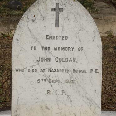COLGAN John -1920