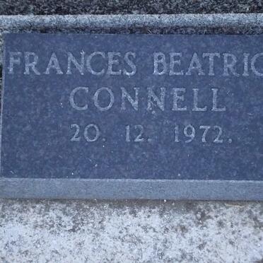 CONNELL Frances Beatrice -1972