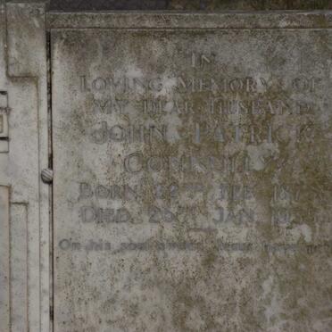 CONNOLLY John Patrick 1875-1935