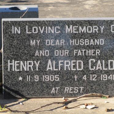CALDER Henry Alfred 1905-1948