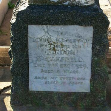 CAMPBELL Gordon C . -1929