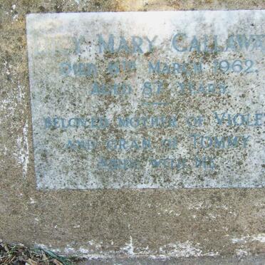 CALLAWAY Lucy Mary -1962