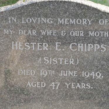 CHIPPS Hester E. -1949