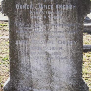 CHERRY Denzil James -1915 &amp; Anne Kristine 1883-1944