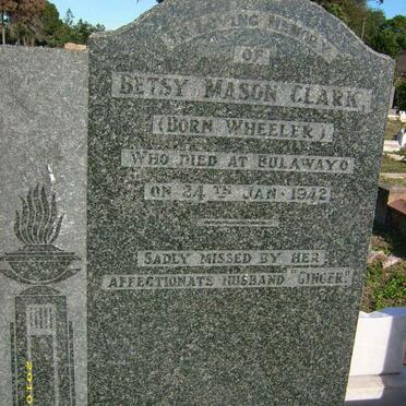 CLARK Betsy Mason nee WHEELER -1942