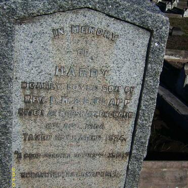 CLAPP Hardy 1904-1924