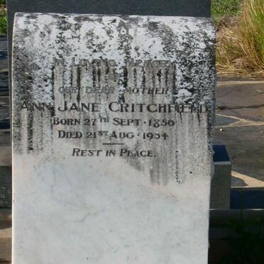 CRITCHFIELD Ann Jane 1856-1934