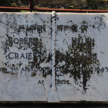 CRAIES Robert -1907 &amp; Helen -1943