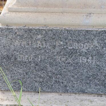 CROOKS William E. -1941