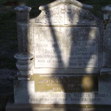 DALY Aidan Joseph -1935 &amp; Ethel Maud -1954 :: DALY Norman Alfred -194? :: WALKER Elizabeth -1948