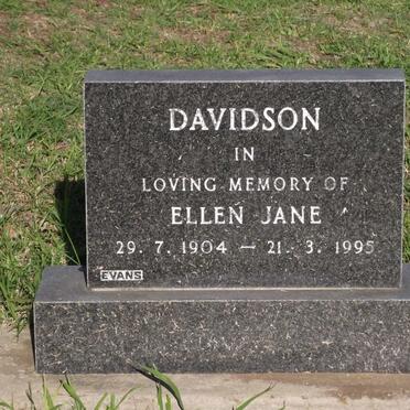 DAVIDSON Ellen Jane 1904-1995