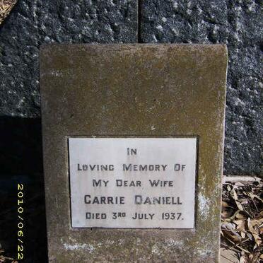 DANIELL Carrie -1937