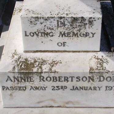 DON Annie Robertson -1970
