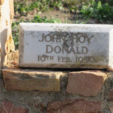 DONALD John Hoy -1950