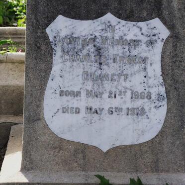 DUNNETT Charles Ernest 1868-1919