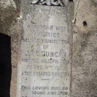 DUNCAN Maurice -1919