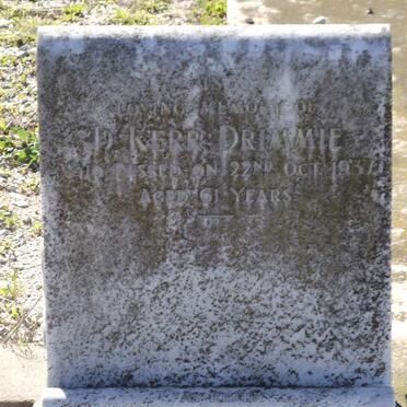 DRIMMIE D. Kerr -1937