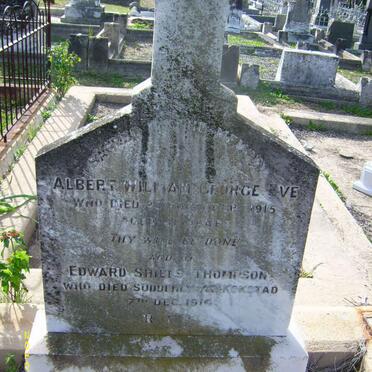 EVE Albert William George -1915 :: THOMPSON Edward Shiels -1914