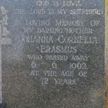 ERASMUS Johanna Cornelia -1962