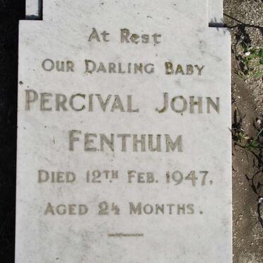 FENTHUM Percival John -1947
