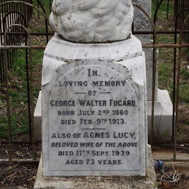 FUGARD George Walter 1860-1913 &amp; Agnes Lucy -1939