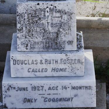 FOSTER Douglas &amp; Ruth :: FOSTER Arthur -1927