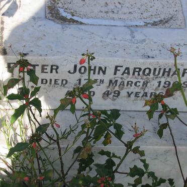FARQUHARSON Peter John -1909