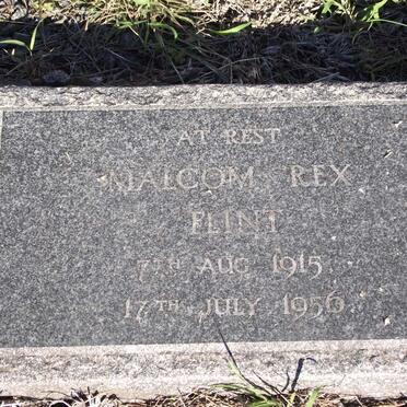 FLINT Malcom Rex 1915-1956