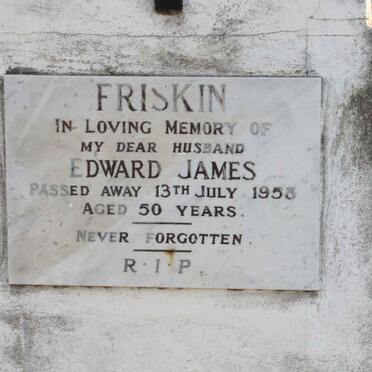 FRISKIN Edward James -1958