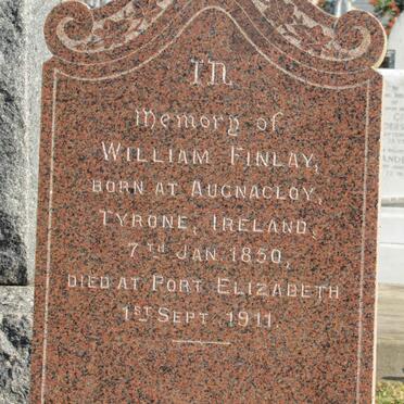 FINLAY William 1850-1911
