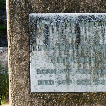 FINLAYSON Edward Alexander 1903-1937