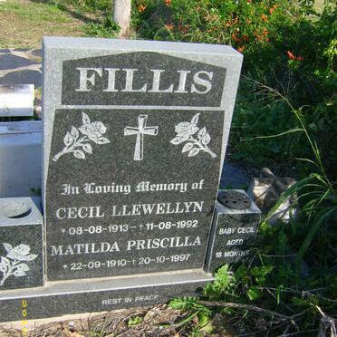 FILLIS Cecil Llewellyn 1913-1992 &amp; Matilda Priscilla 1910-1997