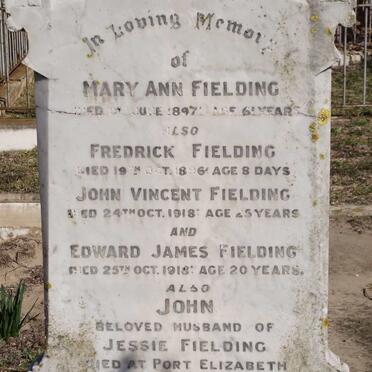 FIELDING Mary Ann -1897